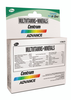 Centrum Advance Multivitamins and Minerals Tablet - 8s