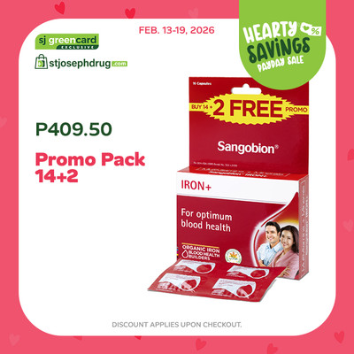 SANGOBION IRON+ 14+2 PROMO