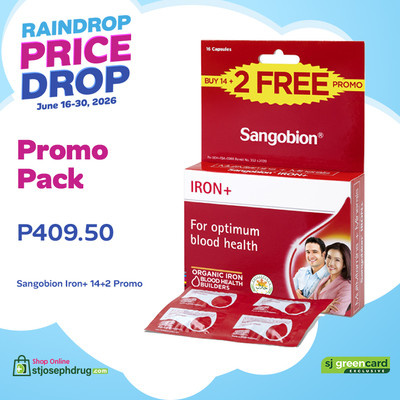 SANGOBION IRON+ 14+2 PROMO