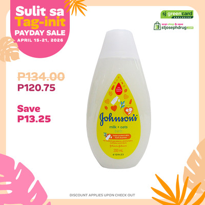 Johnson's Baby Bath Milk+Oats 200mL