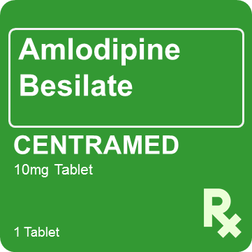 Amlodipine Besilate Centramed 10mg 1 Tablet
