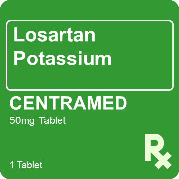 Losartan Potassium Centramed 50mg 1 Tablet
