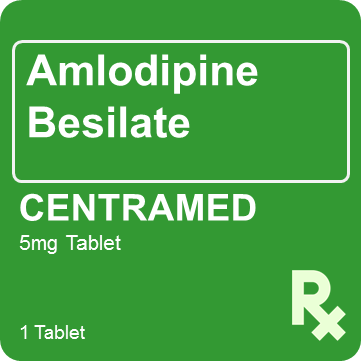 Amlodipine Besilate Centramed 5mg 1 Tablet