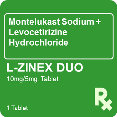 L-Zinex Duo 10mg / 5mg 1 Tablet