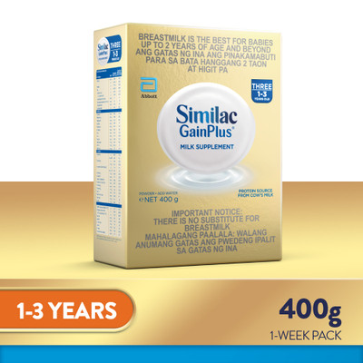 Similac Gain Plus Three 400g