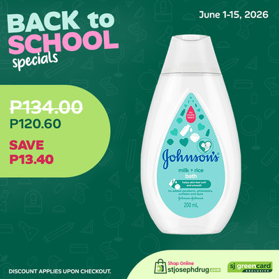 Johnson's Baby Bath Milk + Rice 200mL