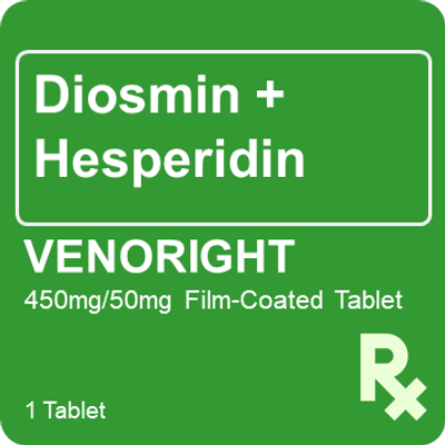 Venoright 450mg / 50mg 1 Tablet
