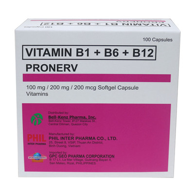 Pronerv 100mg / 200mg / 200mcg 1 Capsule