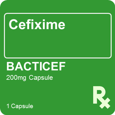 Bacticef 200mg 1 Capsule