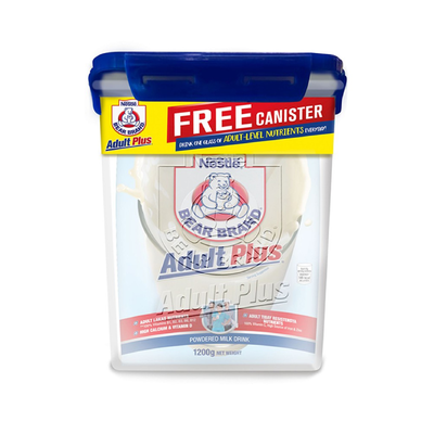 Bear Brand Adult Plus 1.2kg+Canister