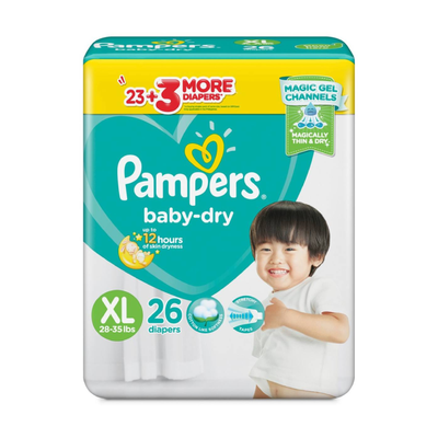 PAMPERS Baby dry 12h Taille 2 - Parapharmacie Prado Mermoz