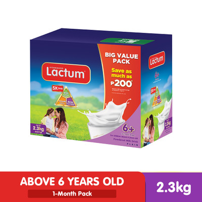 Lactum 6+ Plain 2.4kg 
