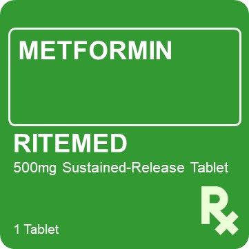 Metformin SR 500mg Tab Rite