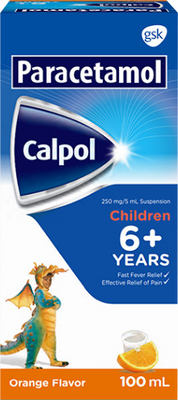 Calpol 6+ Suspension Orange 100ml