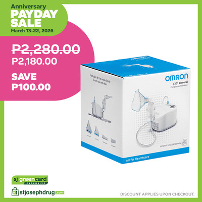 Omron NE-C101 Compressor Nebulizer for Asthma with Complete Set