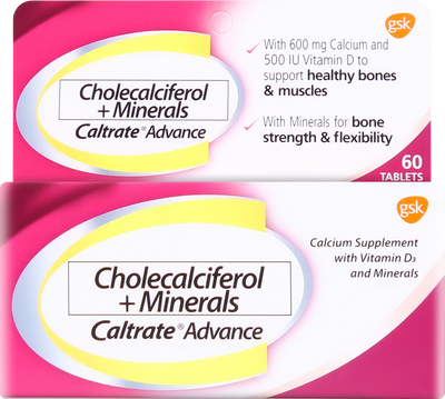 Caltrate Advance Bottle 60s