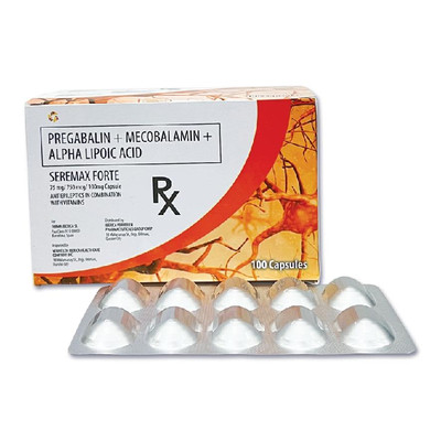 Seremax Forte 75mg/750mcg/100mg Cap