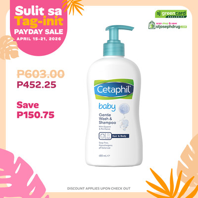 Cetaphil Baby Gentle Wash & Shampoo 400ml