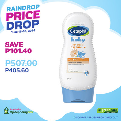 Cetaphil Baby Wash & Shampoo Calendula 230ml