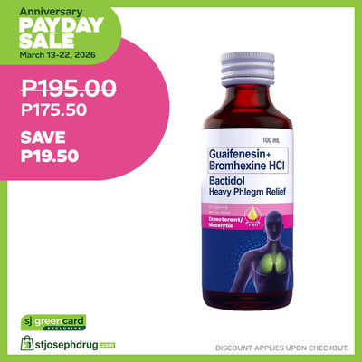 Bactidol Heavy Phlegm Relief 100ml