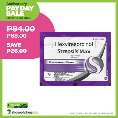 Strepsils Max Blackcurrant 6s