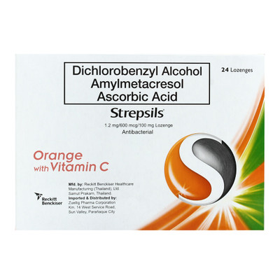 Strepsils Blister Orange Box 24s