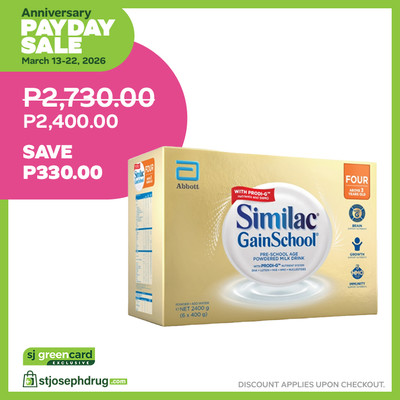 Similac Gain School Four Prodi-G 2400g