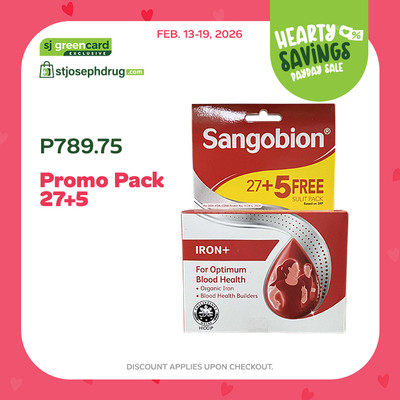 Sangobion Iron+ 27+5 Sulit Pack