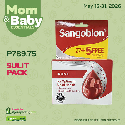 Sangobion Iron+ 27+5 Sulit Pack