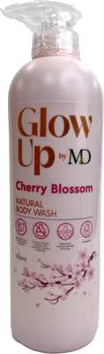 Glow Up by M&D Body Wash Cherry Blossom 500ml