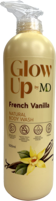 Glow Up by M&D Body Wash French Vanilla 500ml