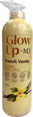 Glow Up by M&D Body Wash French Vanilla 500ml