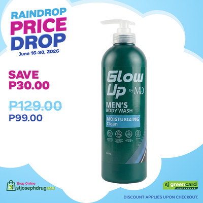 Glow Up by M&D Body Wash Moisturizing Clean 500