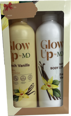 Glow Up by M&D Gift Set French Vanilla 500ml