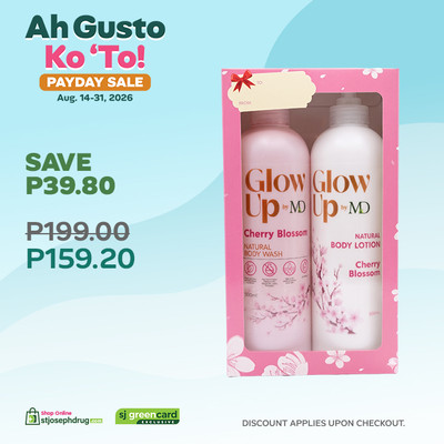 Glow Up by M&D Gift Set Cherry Blossom 500ml