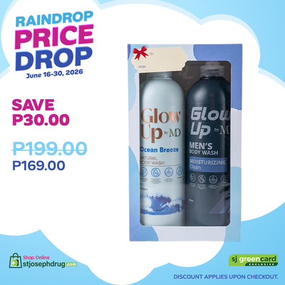 Glow Up by M&D Gift Set Ocean Breeze + Moisturizing Clean 500ml