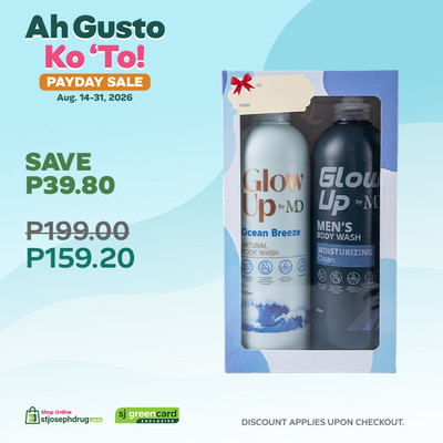 Glow Up by M&D Gift Set Ocean Breeze + Moisturizing Clean 500ml