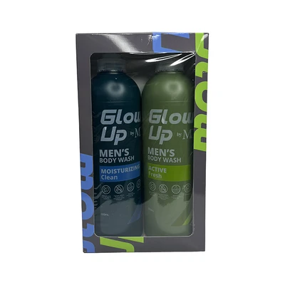 Glow Up by M&D Gift Set Moisturizing Clean + Active Fresh 500ml