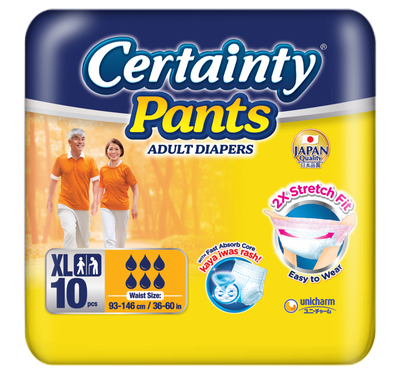 Certainty Pants Adult Diaper XL 10s