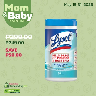 Lysol Disinfecting Wipes 80s