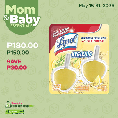 Lysol Automatic Toilet Cleaner Lemon Breeze 80g