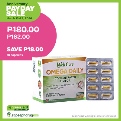 Wellcare Omega Daily Capsule - 10 Capsules