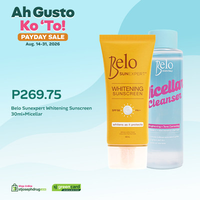 Belo Sunexpert Whitening Sunscreen 30ml+Micellar