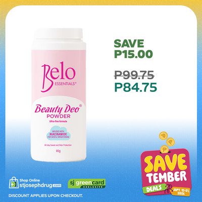 Belo Beauty Deo Powder 80g