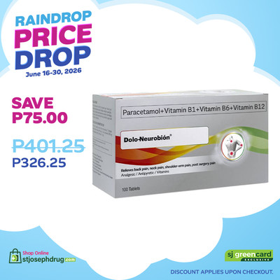 Dolo-Neurobion 500mg / 50mg / 100mg / 100mcg 15 Tablet