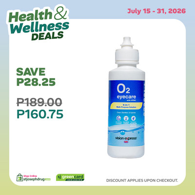 O2 Eyecare 6-in-1 Solution  90ml