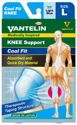 Vantelin Knee Support Cool Fit L.Blue-L