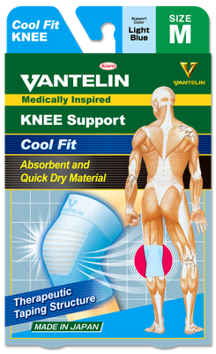 Vantelin Knee Support Cool Fit L.Blue-M