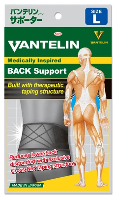 Vantelin Back Support Black-L