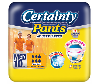 Copy Certainty Pants Adult Diaper Medium 10s
